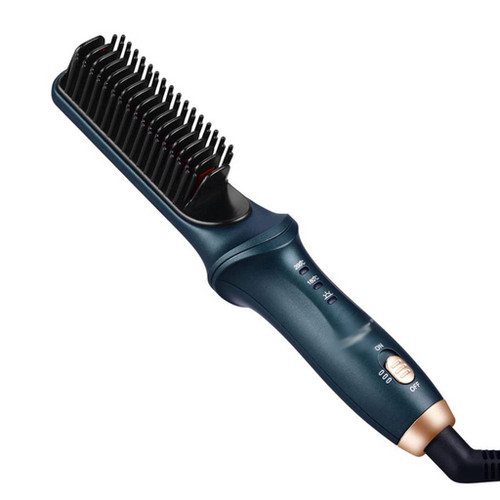 VCDUXMQLK 220V Ionic Fast Heating Multifunctional Hair Brush Curler 25mm Comb Straighteners Curling Iron
