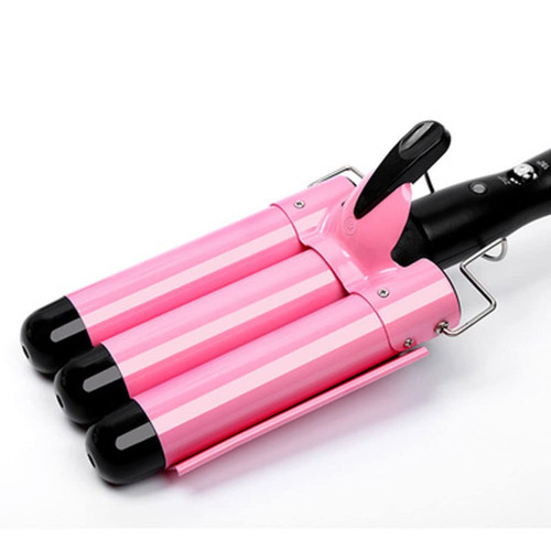 KKIUUUYTGT Professional Hair Curling Iron Ceramic Triple Barrel Curler Irons Waver Styling Tools Styler Wand