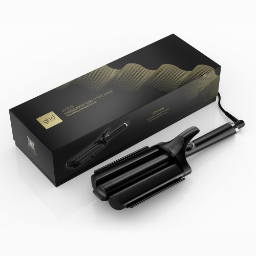 ghd Wave Triple Barrel Hair Waver, 1.3" Barrel, Black