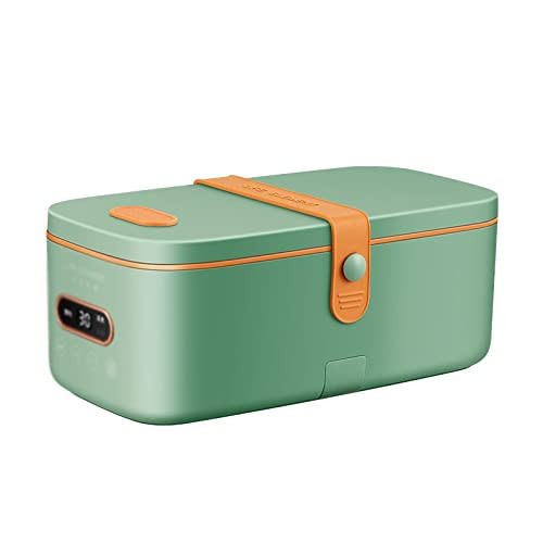 XDSRFVW Electric Lunch Box Smart Appointment Rice Cooker Pot Mini Multicooker Ceramic Liner Water-free with Digital Display