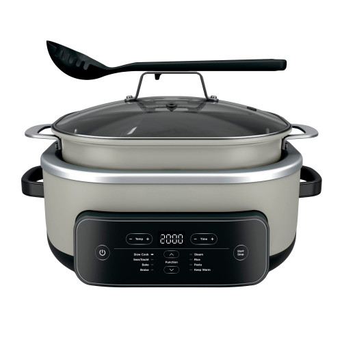 8-in-1 Multi Cooker 7.5 Qt Slow Cooker Steamer Electric Dutch Oven
