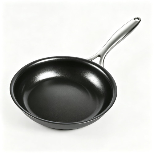 VJVJVJ 10 Inch Non Stick Frying Pan with Reinforced Coating, Hybrid Non‑Stick Skillet, PFOA‑Free PTFE Cookware, Induction & Gas Compatible, Non‑Warp Pan for Everyday Family Cooking
