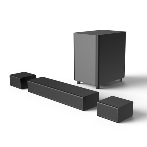 CASA SUNI 5.1 ch Sound Bar for Smart TV, 320W Soundbar with Wireless Subwoofer & Wired Surround Speakers, Bluetooth 5.3, Clear Dialogue, HDMI-ARC, Easy Setup for Home Theater, Movies, Gaming