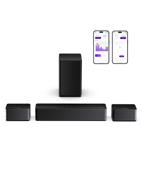 ULTIMEA 5.1 TV Sound Bar with Subwoofer, Virtual Surround Sound System