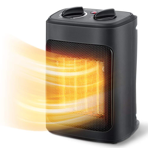 Space Heater, 1500W Electric Heaters Indoor Portable with Thermostat