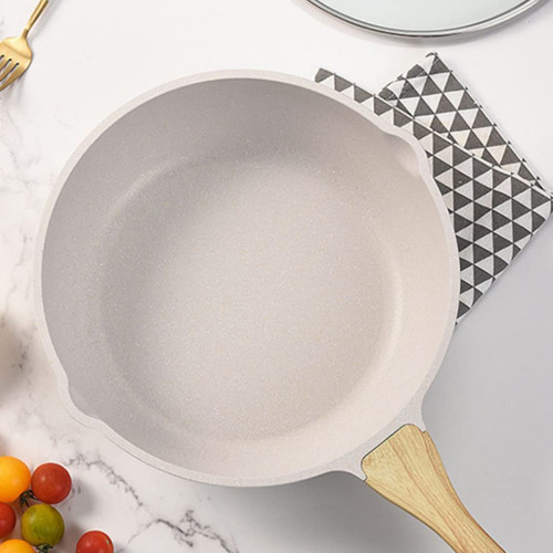 GRSJKRI Maifan Stone Frying Pan Nonstick Home Breakfast Pot Induction Cooker Gas Stove Fried Steak Pancake