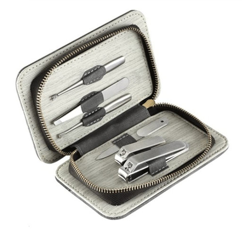 YRJFUT Manicure Set Pedicure Kit Stainless Steel Professional Toenail Cutter Tools Portable Travel With PU Case