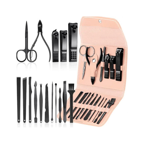 YMGSCC Pedicure Set Beauty Travel Suitcase Nail Tongs Manicure Tool Clippers