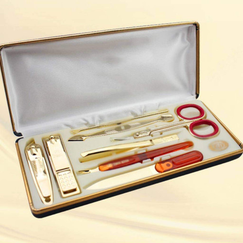 ONMYJFD 8/10pcs Stainless Steel Manicure Set Nail Care Tools Pedicure Clipper Kit with Mini Finger Cutter File Scissor