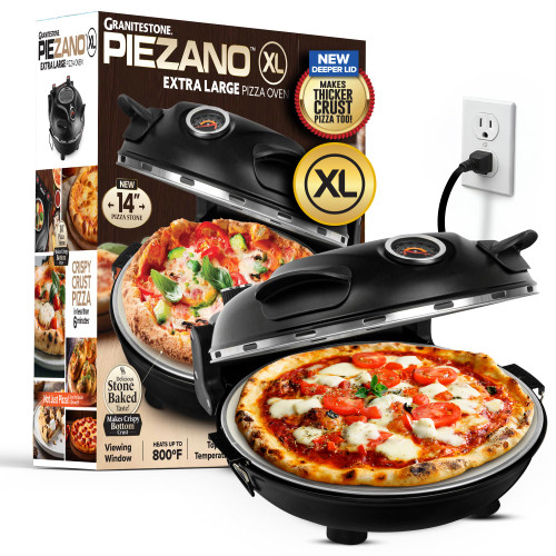 PIEZANO XL 14" Electric Pizza Oven Indoor Countertop Pizza Maker