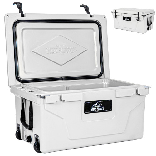 Portable 65QT Cooler Keeps Ice for 5 Days, Heavy-Duty Insulated Design