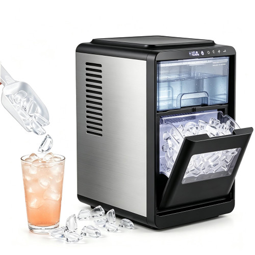 ARLIME Crescent Ice Maker, Countertop Ice Machine, 26 Lbs/24 H