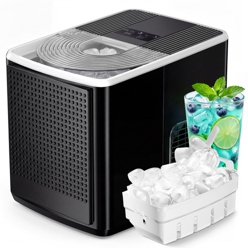 Antarctic Star Bullet Ice Maker Countertop, 9 Ice Fast in 6mins, 27lbs/Day
