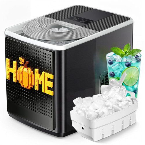 Antarctic Star Bullet Ice Maker Countertop, 9 Ice Fast in 6mins, 27lbs/Day