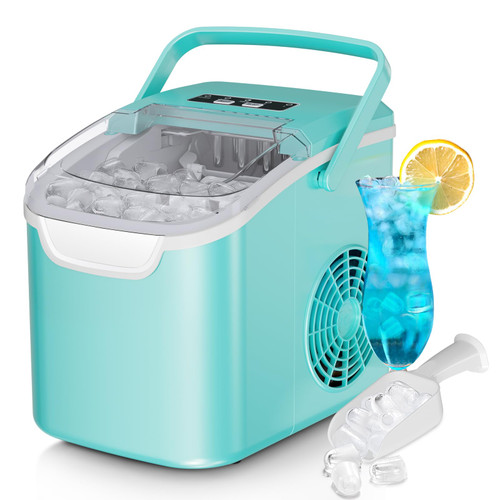 Antarctic Star Countertop Ice Maker Machine, 26Lbs/Day Fastest 6‑Min Ice
