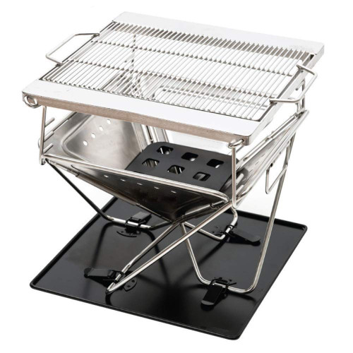 TEOYETTSF Barbecue Grill Portable BBQ Charcoal Smoker for Outdoor Cooking Camping Hiking Picnics