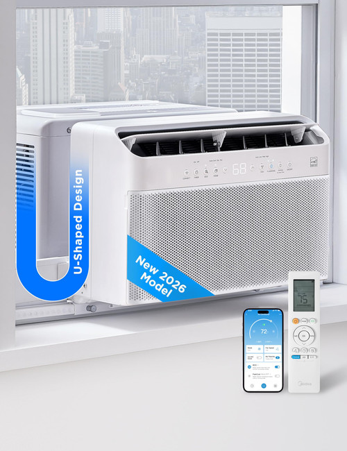 U-Shaped Window Air Conditioner, New 2026 Model