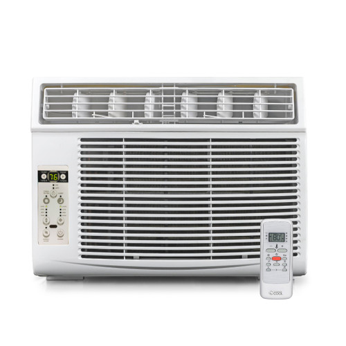 Commercial Cool CWAM08W6C 8000 BTU, AC Unit Cools Up to 350 Square Feet Window Air Conditioner, White