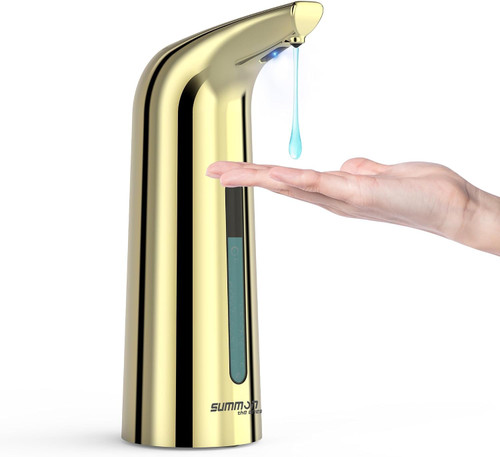 Summon The Elves Automatic Liquid Soap Dispenser, 4-Level,Rechargeable