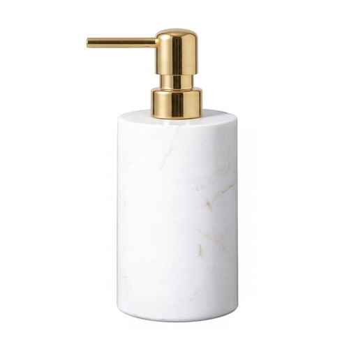 Marble Soap Dispenser, Hand Soap Dispenser for Bathroom Kitchen Countertop - Lotion and Liquid Soap Dispenser