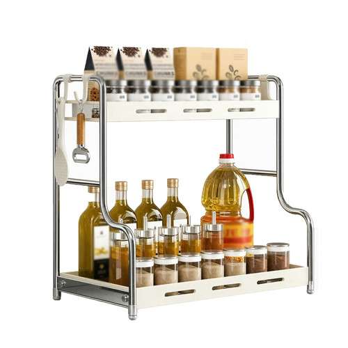 2-Tier Kitchen Spice Rack/Kitchenware Organizer