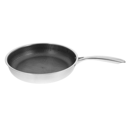 VICASKY Stainless Steel Honeycomb Frying Pan for Eggs and Breakfast Cooking