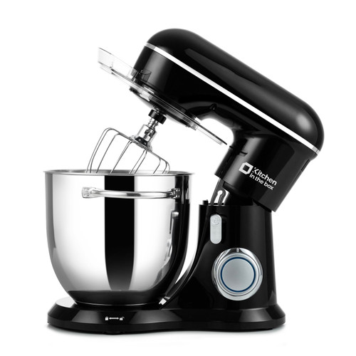 Kitchen in the box 6.5 QT Stand Mixer, 10-Speed Electric Mixer (Black)