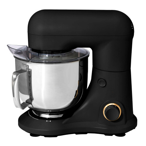 Stand Mixer 3.5 Qt, Compact Tilt-Head Electric Food Mixer for Baking (Black Sesame)