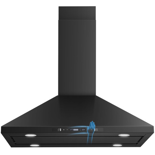 Tieasy Island Range Hood 36 inch, Ceiling Mount, 700 CFM Gesture Control