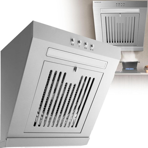Stainless Steel Side Suction Range Hood with LED, 600mm