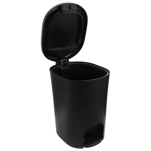 OSALADI L Step Pedal Trash Can with Lid for Household Washroom