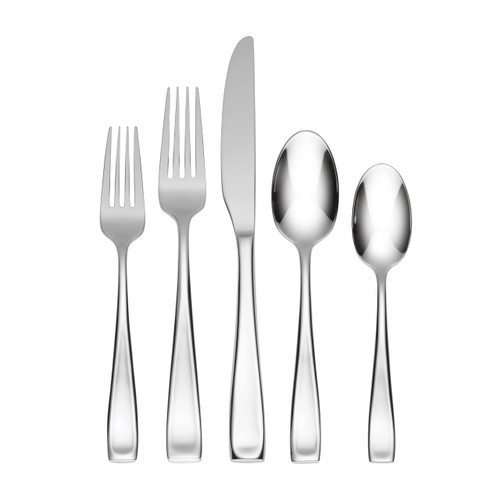 Oneida Moda 65-Piece 18/10 Silverware Set for 12, Flatware