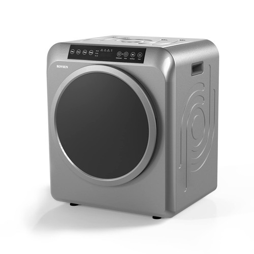 ROVSUN 3.5 Cu.Ft Portable Clothes Dryer, 13.2lb Laundry Dryer, Grey