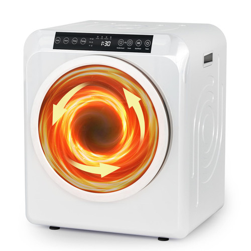 Bonnlo 3.5 Cu.Ft Clothes Dryer for Laundry, Electric Clothes Dryer, White