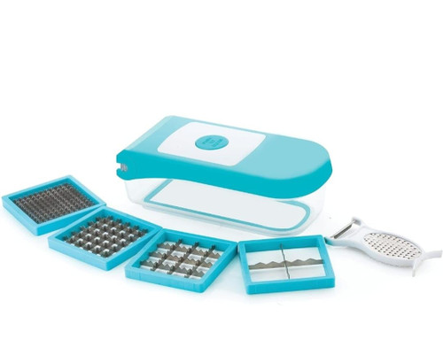 7-in-1 Vegetable Chopper Quick Dicer Cutter with Container