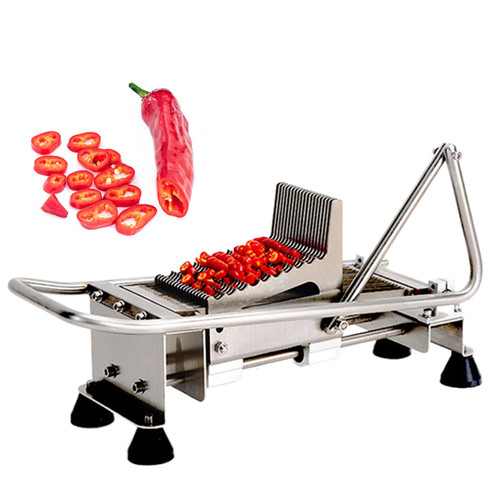 Commercial Vegetable Chopper with Stainless Steel Blade for Kitchen