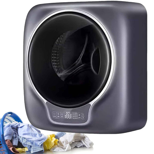 Wall Mounted Laundry Machine and Drying,3kg Full-Automatic Tumble Laundry Dryer,Compact Tumble Washing Machine and Spin Dryer