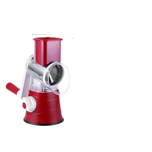 Vegetable Chopper Shredder Blender Cheese Grinder Rotary Cutter Kitchen Gadget(Red)