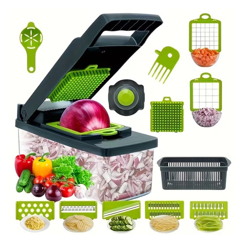 14 in 1 Vegetable Chopper Onion Grater Slicer Dicer Cutter Kitchen Tool