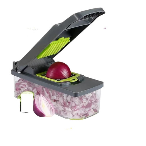 Multi-Blade Vegetable Chopper Set Dicing Slicing Grating Fruits Veggies Kitchen