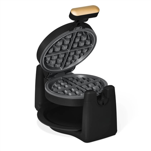 Rotating Belgian Waffle Maker, Black Sesame