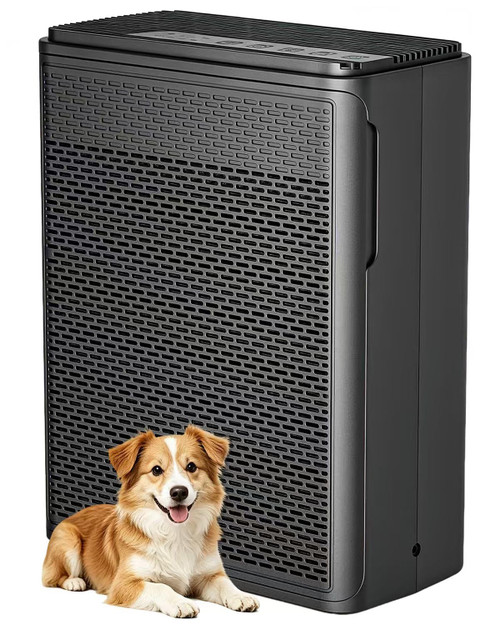 YARIKI Air Purifiers for Home Pets Covers Up to 1500 Sq Ft,H13 Hepa Filter with Washable Pre-Filter,Pet Hair Dander Smoke Air Cleaner,22 dB Quiet Sleep for Living Room Bedroom Kitchen,P280 (Black)