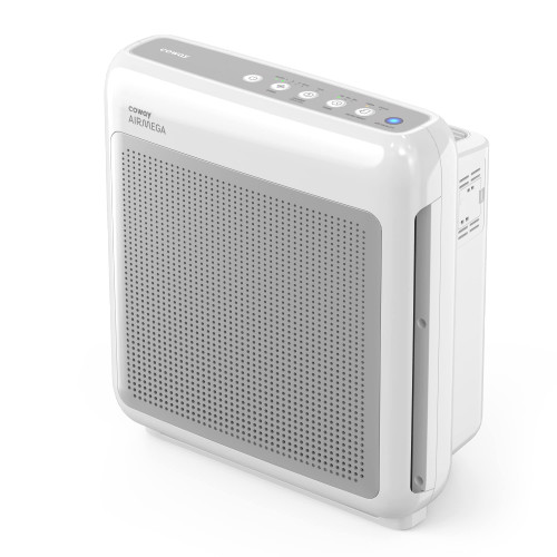 COWAY Air Purifiers for Home Up to 1,748 ft², HEPA Filter for Smoke, Allergies, Pet Dander, Odor, Air Quality Monitor, Auto & Eco Mode, Timer, Filter Indicator, 3yr Warranty, Airmega 200M White