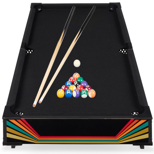 Best Choice Products 40in Tabletop Billiard Table, Pool Arcade Game Table for Living Room, Game Room w/ 2 Cue Sticks, Ball Set, Storage Bag - Arcade
