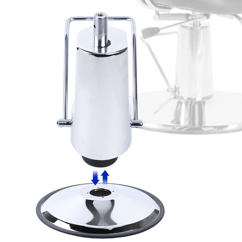 YIYIBYUS Barber Chair Hydraulic Pump, Salon Chair Replacement Hydraulic Pump with 23" Base 4 Bolt Pattern Beauty Salon Chair Hydraulic Pump for Most Standard Styling Chairs (5.5inch Stroke)