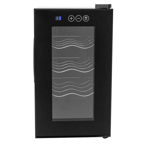 ROUSNAO 8-Bottle Wine Fridge with 46.4-64.4°F Adjustable Temperature