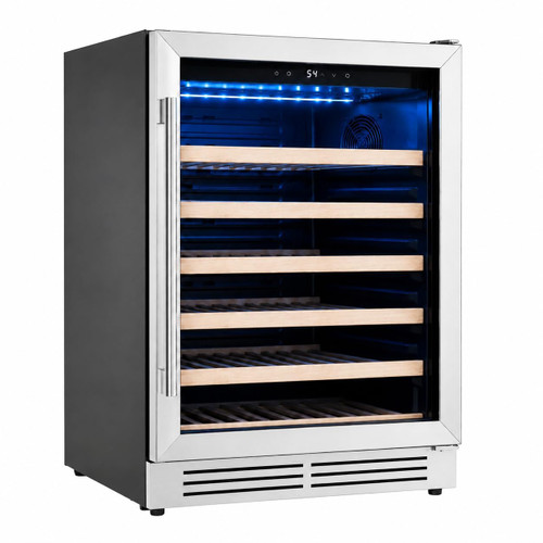 Tedyle 15 Inch Dual Zone Wine Cooler, 30 Bottle Beverage Refrigerator