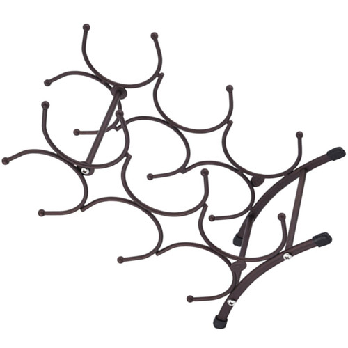TOKIDNY Iron Wine Rack Holder for Home Bar Countertop Display