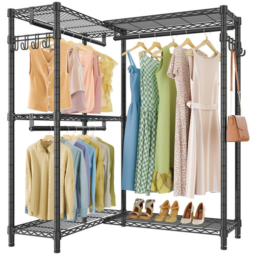 VIPEK L4 Clothing Rack for Hanging Clothes Heavy Duty Closet for Corner