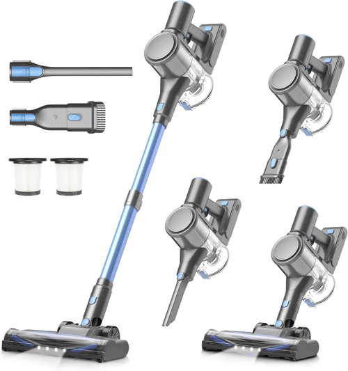 Zefiro Vacuum Cleaners for Home, 450W/40Kpa Cordless Vacuum Cleaner